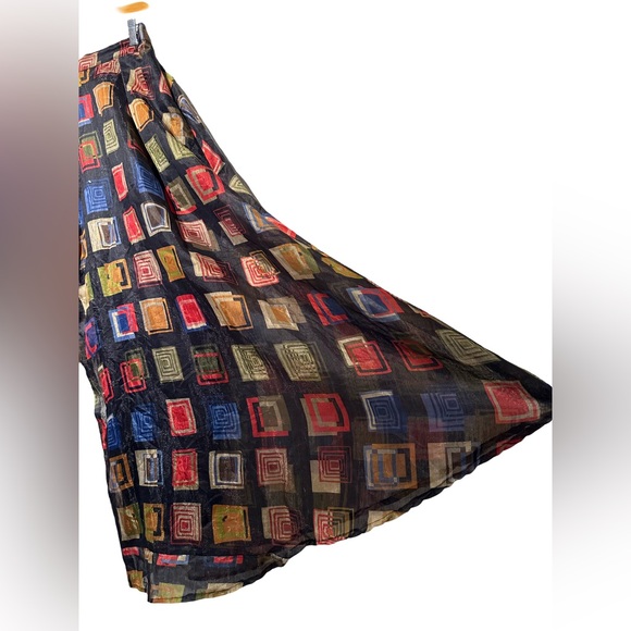 Vintage Dramatically Wide Legged Lined Palazzo Pants - Picture 7 of 8